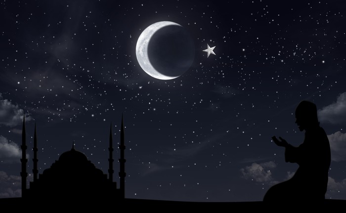 Ilustrasi malam Lailatul Qadar. (Foto: Detik.com)