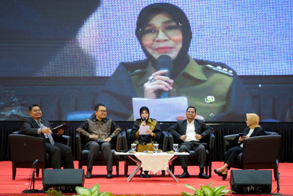 Illiza Soroti Potensi Banda Aceh sebagai Kota Parfum di Forum Bisnis BUM-PTNBH. (Foto: MC BNA)
