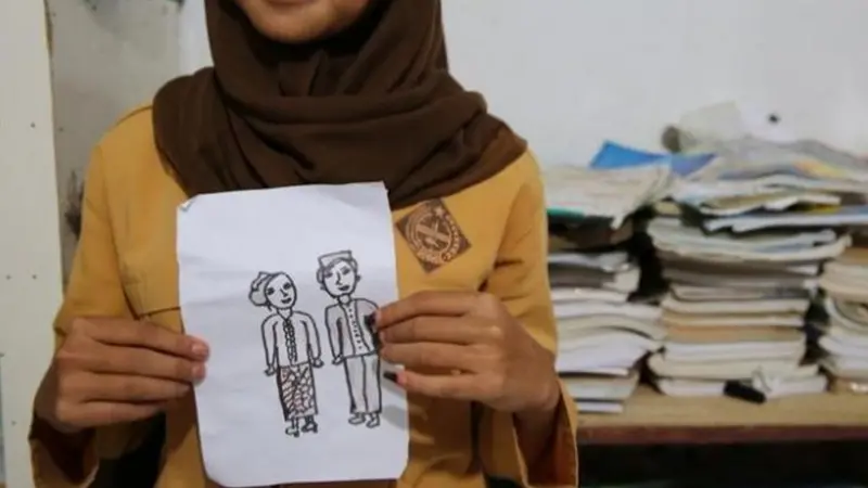 Ilustrasi pernikahan dini. (Foto: UNICEF)