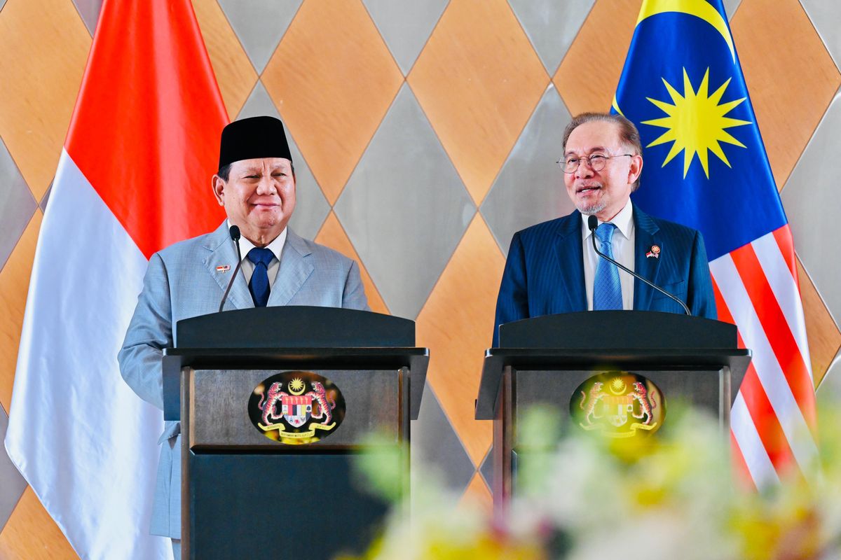 Prabowo Bertolak ke Malaysia Malam Ini, Silaturahmi Lebaran dengan PM Anwar Ibrahim. (Foto: Kompas.com)