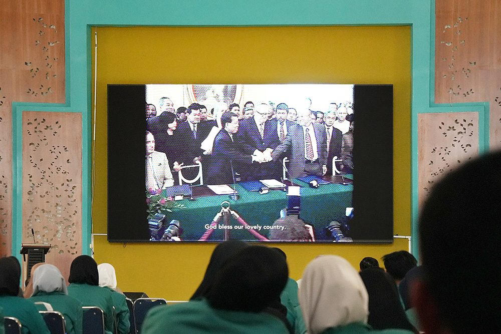 FPCI Putar Film “The Last Accord” di USK. (Foto: Humas USK)