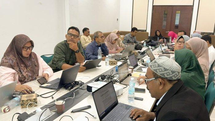 Lembaga Sertifikasi Profesi (LSP) Universitas Islam Negeri (UIN) Ar-Raniry Banda Aceh menggelar Visitasi dan Sinkronisasi Skema Sertifikasi Kompetensi. (Foto: For Nukilan)