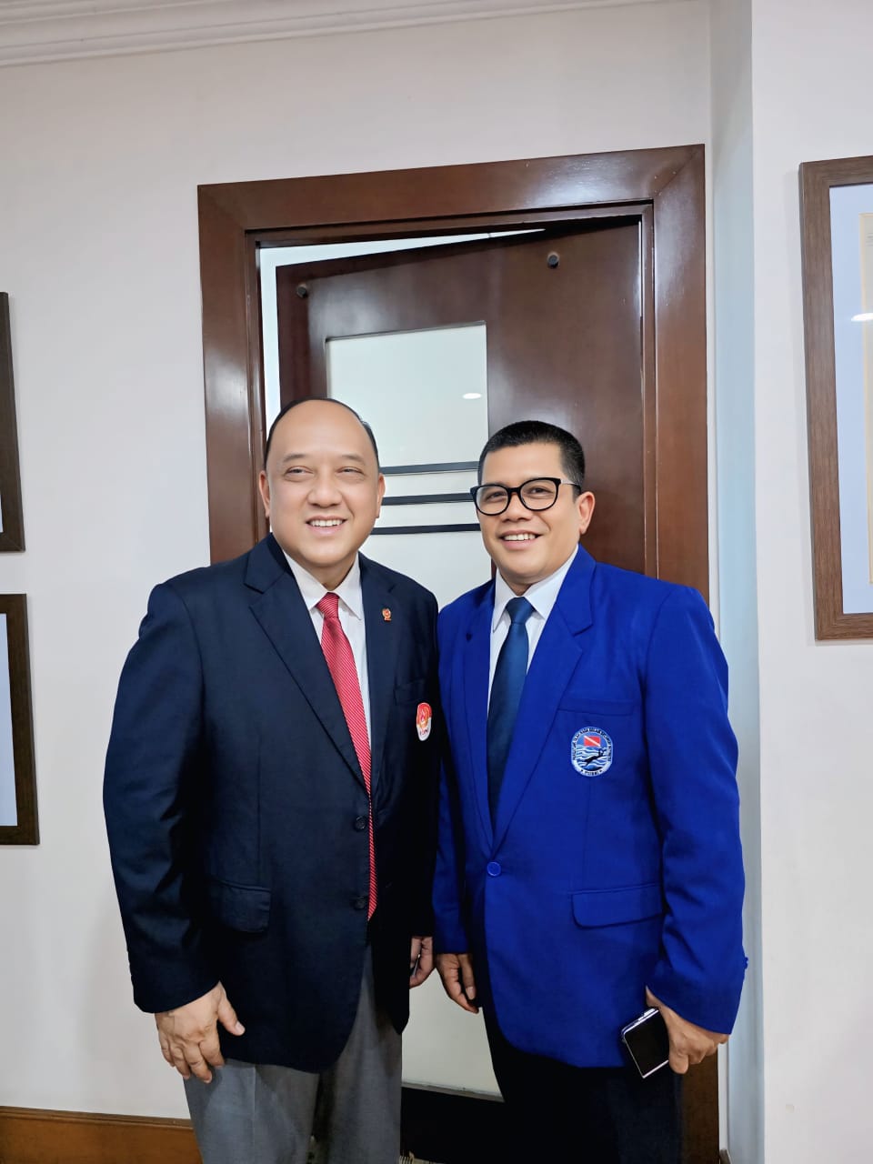 Ketua Umum Koni Pusat Letjen (Purn) Marciano Norman & H. Muslim Ayub S.H.MM. (Foto: For Nukilan)