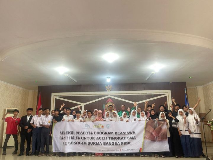 PT Mifa Bersaudara dan Yayasan Sukma Bangsa Perluas Akses Pendidikan di Aceh Barat. (Foto: MetroTvNews)