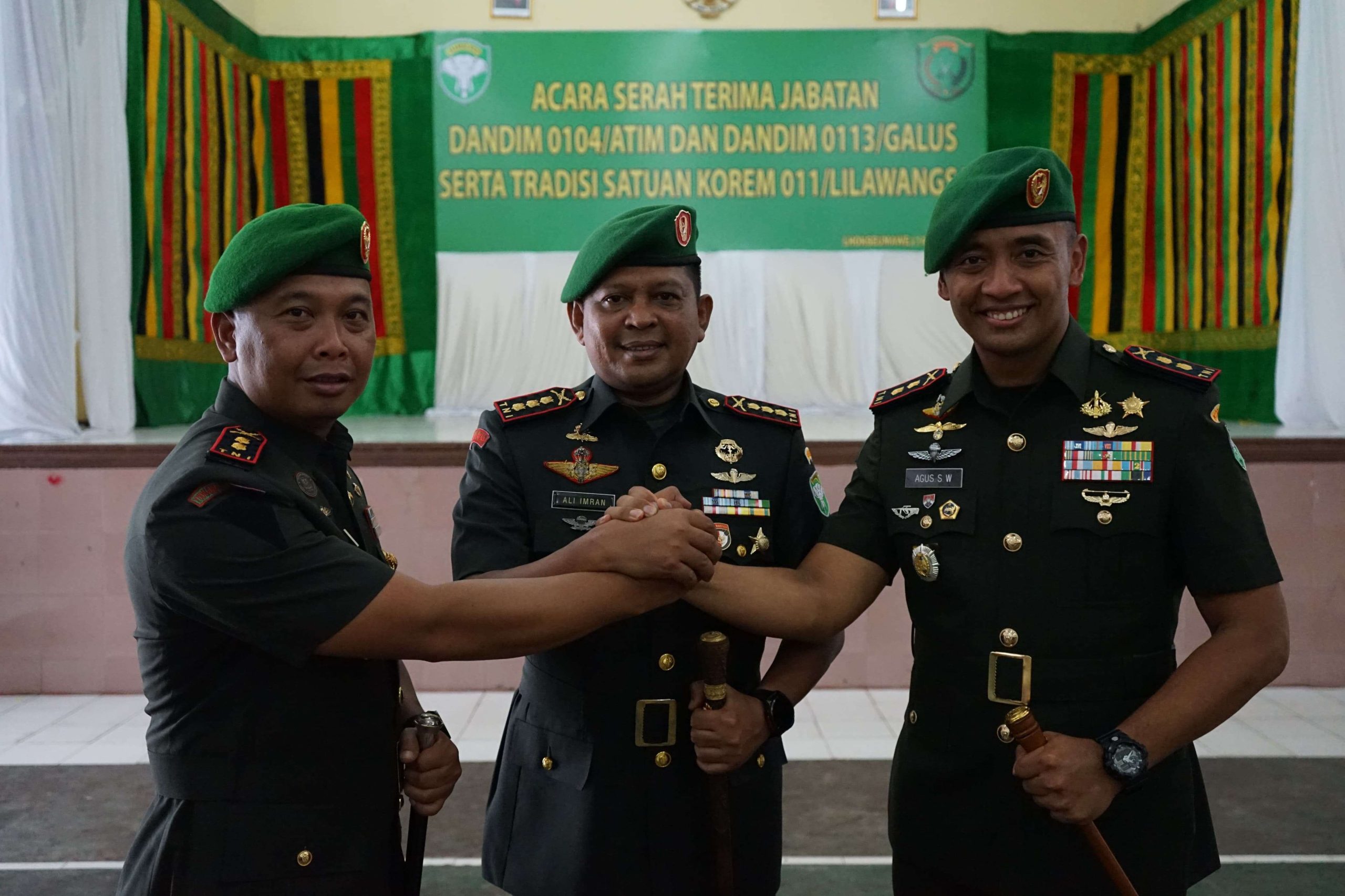 Danrem Lilawangsa Pimpin Sertijab Dandim Aceh Timur dan Gayo Lues. (Foto: RRI)