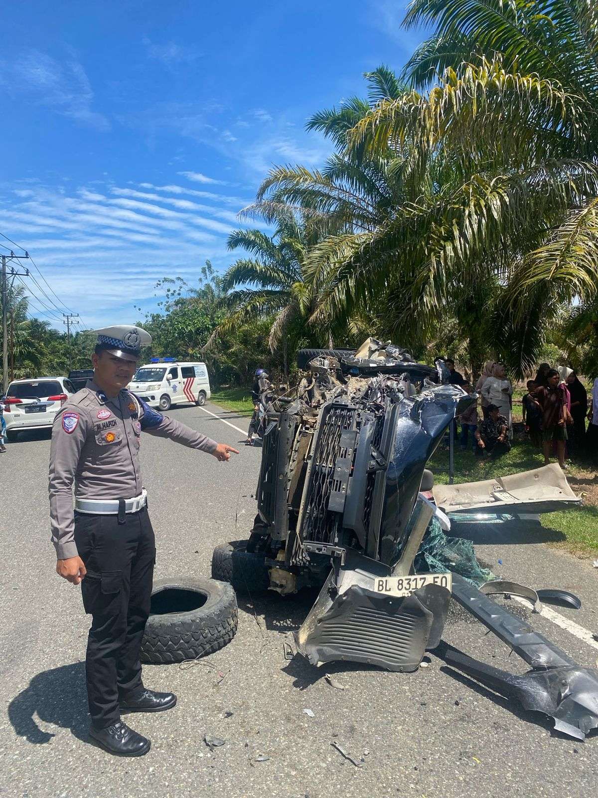 Kecelakaan di Jalan Banda Aceh – Meulaboh, Satu Orang Luka Ringan