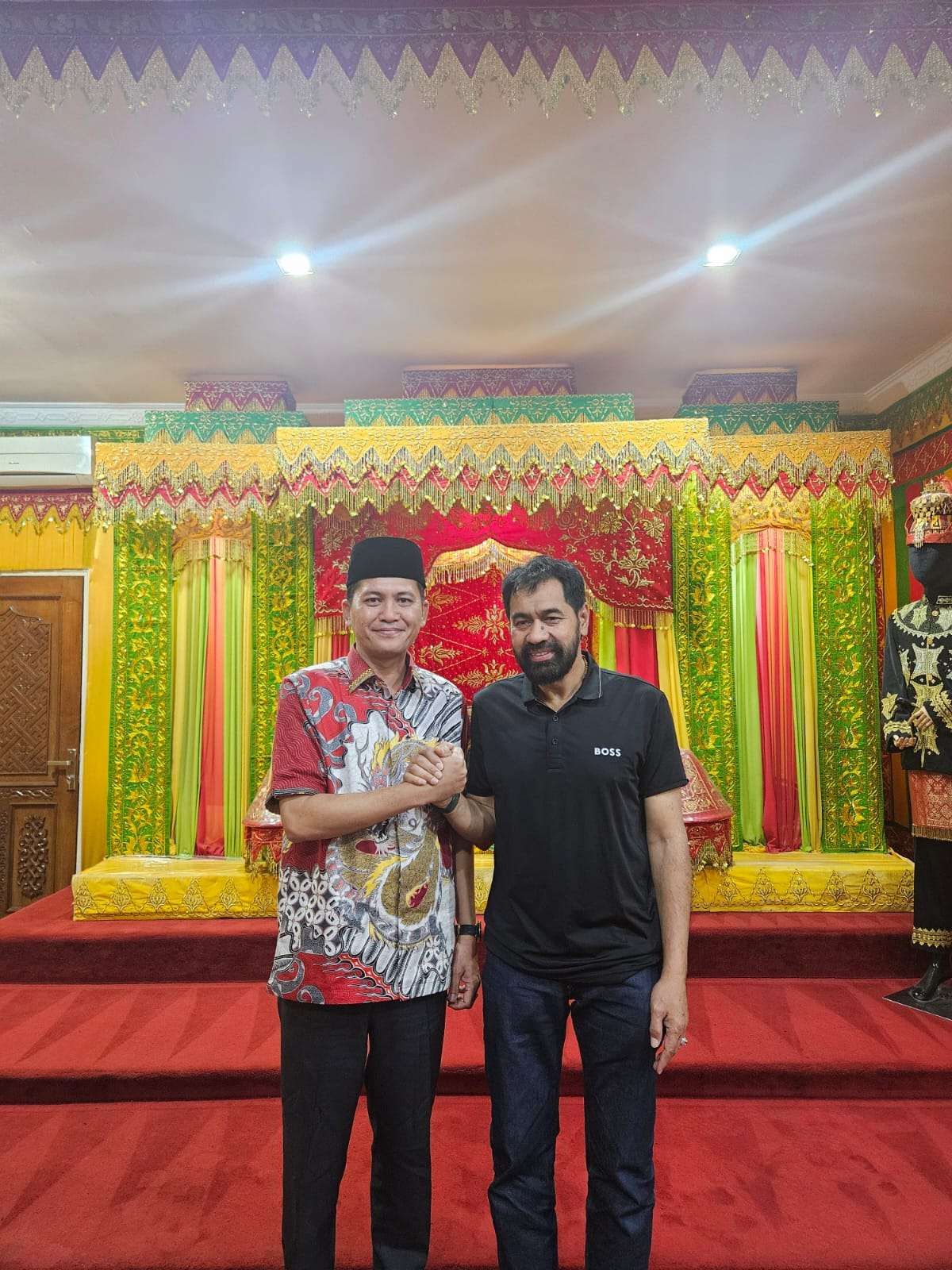 Momen Lebaran, Bupati Aceh Selatan Silaturahmi ke Gubernur dan Wakil Gubernur Aceh. (Foto: RRI)