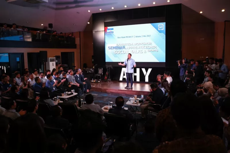 Biru Muda Project Jadi Langkah Nyata AHY Gaet Generasi Muda ke Dunia Politik. (Foto: Tangkapan Layar)