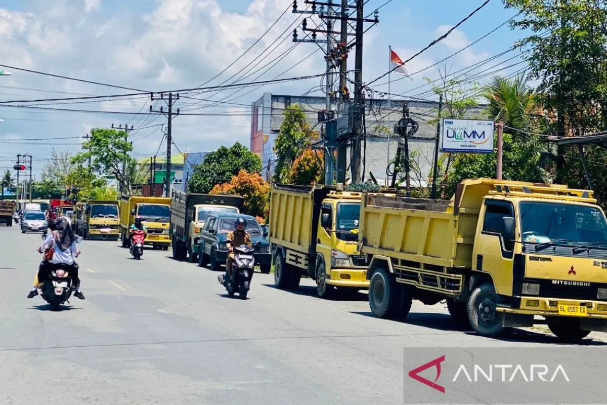 DPRK Aceh Barat Temukan Truk Angkut Batu Bara Gunakan BBM Subsidi, Pertamina Akan Dimintai Penjelasan. (Foto: ANTARA)