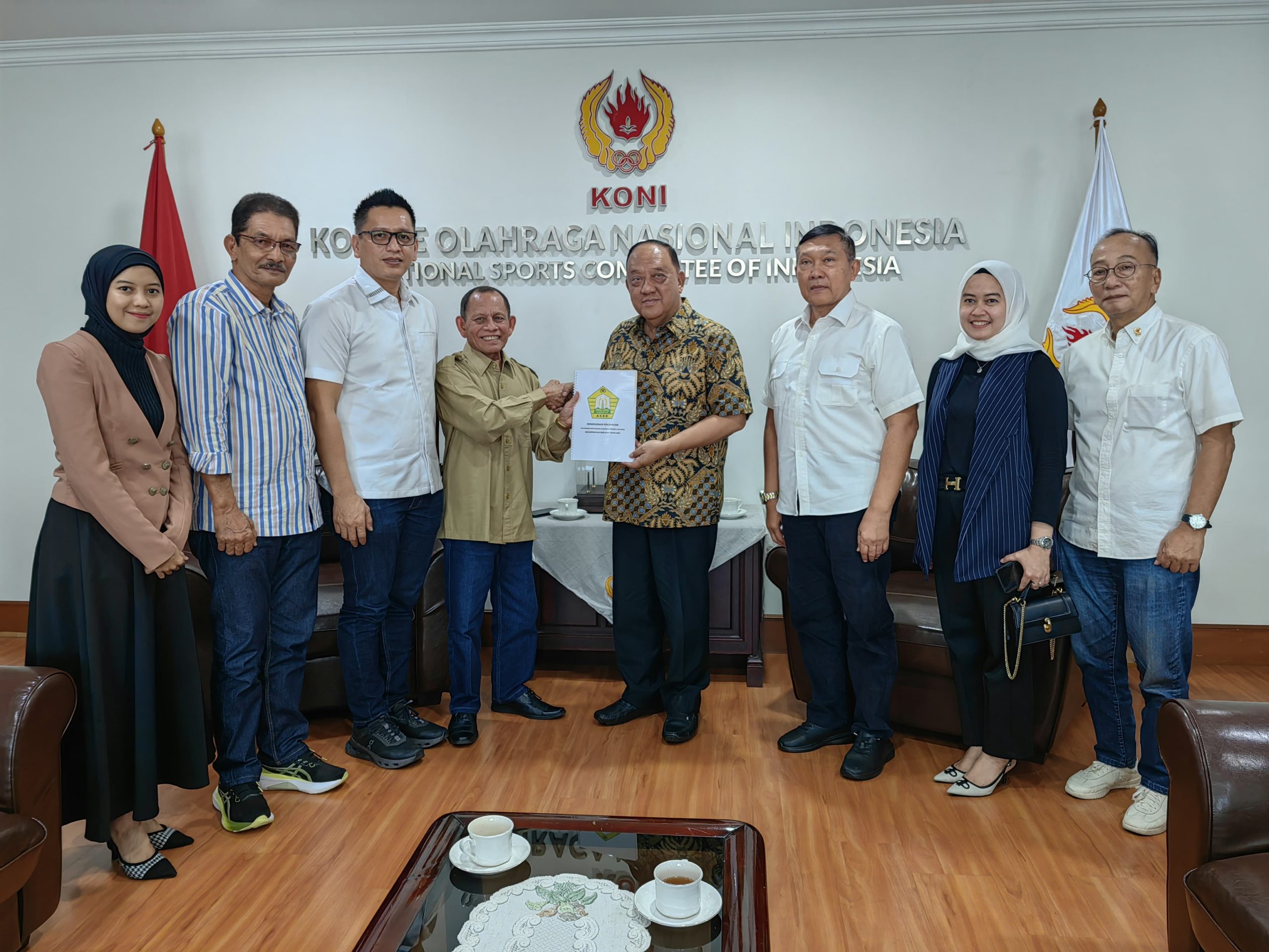 Ketum KONI Pusat Tegaskan: Musorprovlub KONI Aceh Harus Segera Digelar. (Foto; For Nukilan)