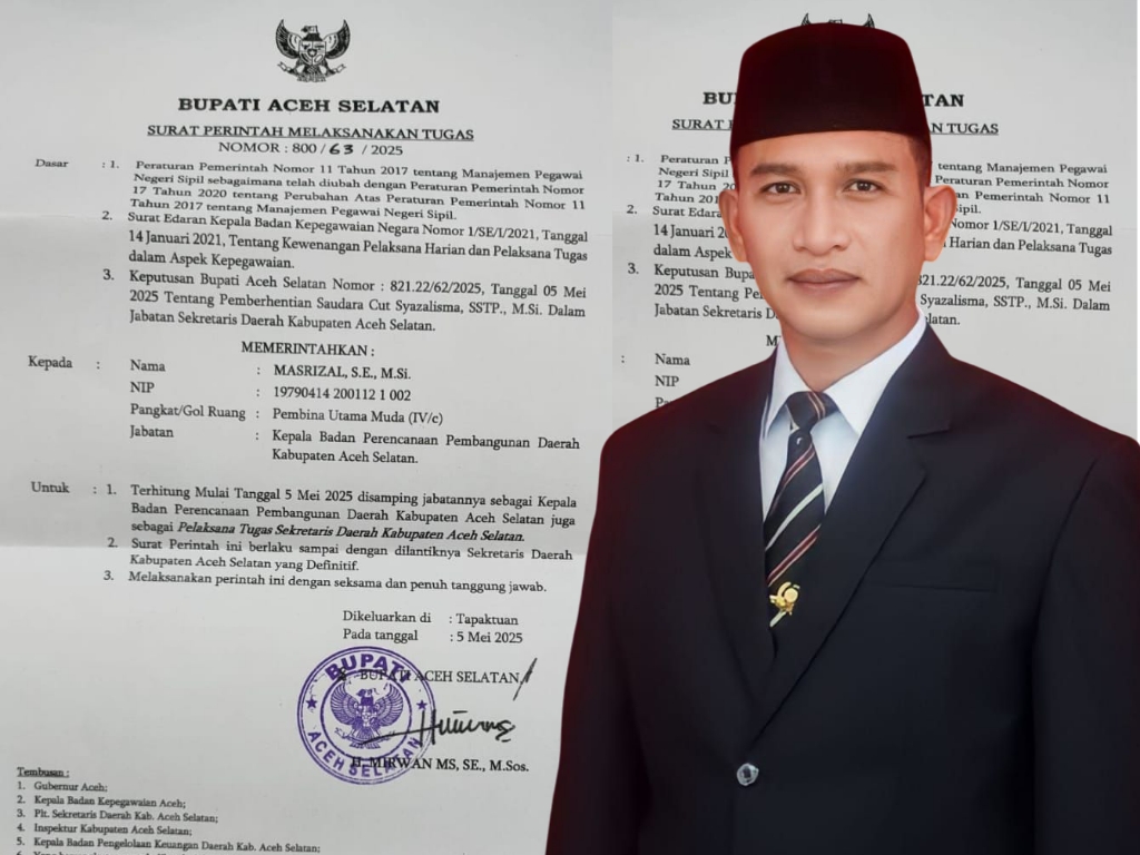 Cut Syazalisma Mundur dari Kursi Sekda Aceh Selatan. (Foto: LarasNews)