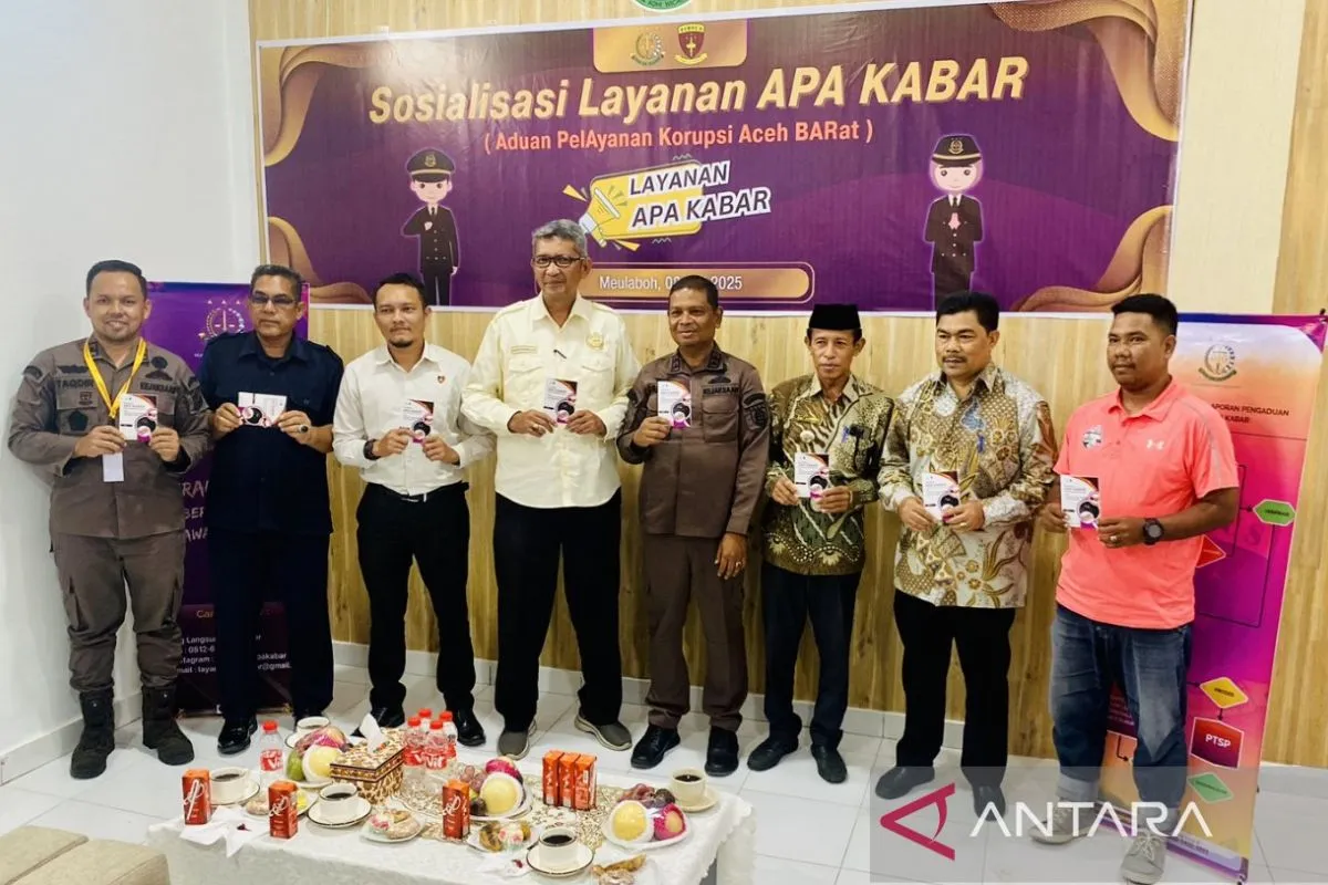Kejari Aceh Barat Luncurkan Layanan Pengaduan Korupsi Online “APA KABAR”