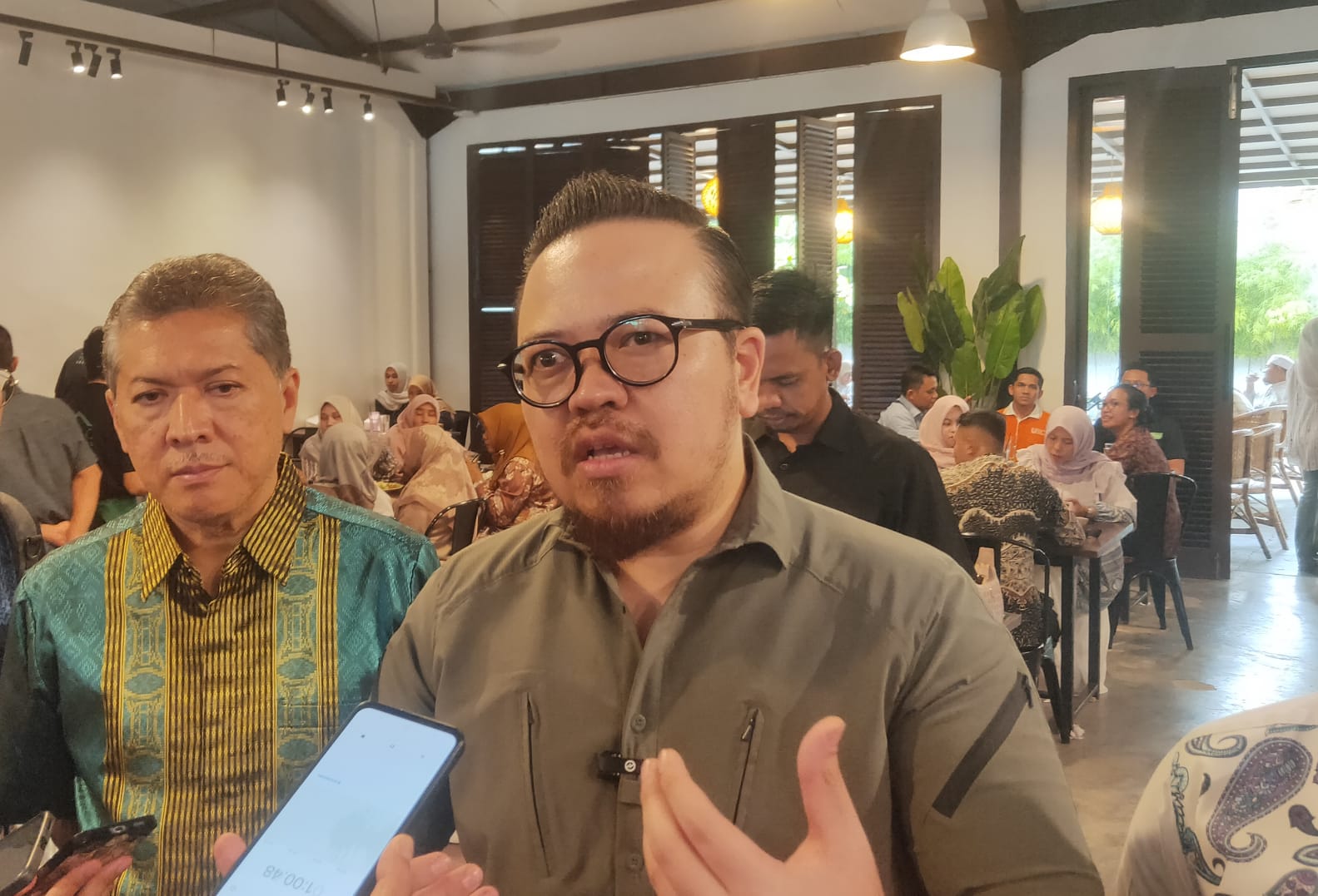Staf Khusus Menteri Ekonomi Kreatif Bidang Isu Strategis dan Antar Lembaga, Rian Syaf (Foto: Nukilan/Rezi)