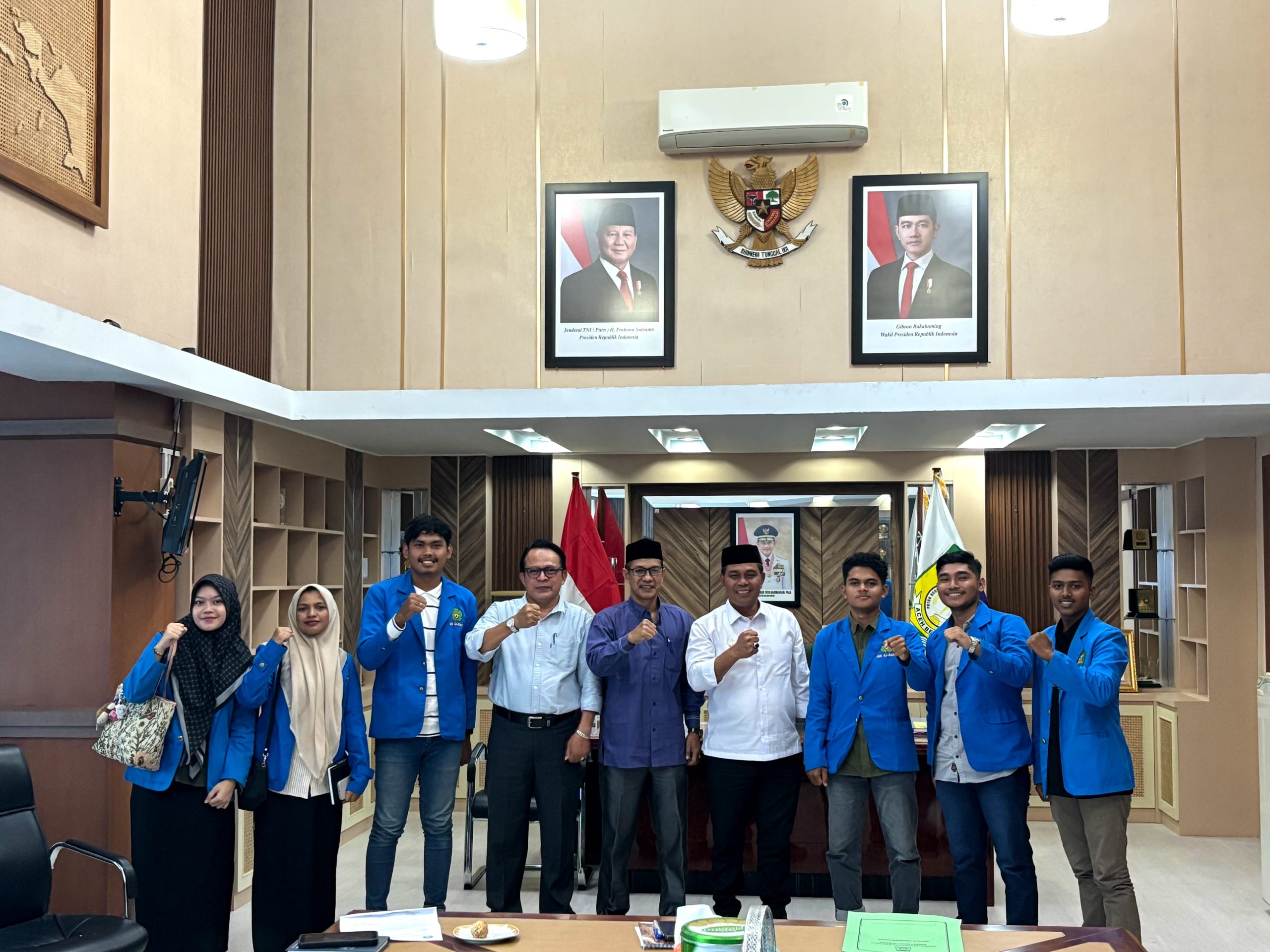 DEMA FSH UIN Ar-Raniry Audiensi dengan Bupati Aceh Besar. (Foto: For Nukilan)