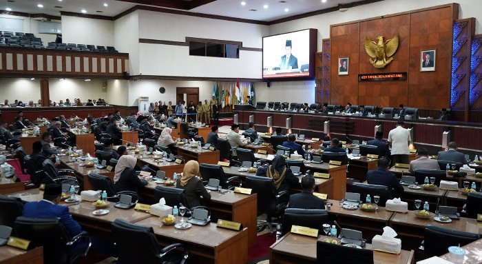 Ruang Rapat Paripurna DPRA. (Foto: DPRA)