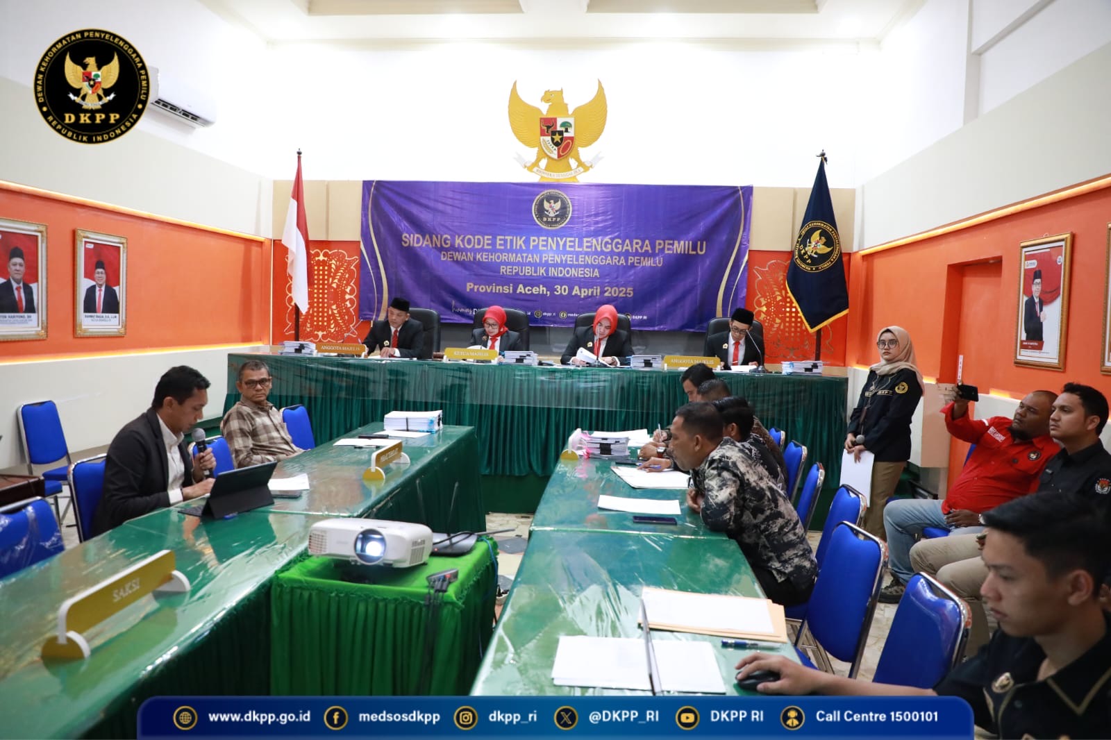 Diduga Diskriminatif, DKPP Periksa KIP Subulussalam. (Foto: DKPP)