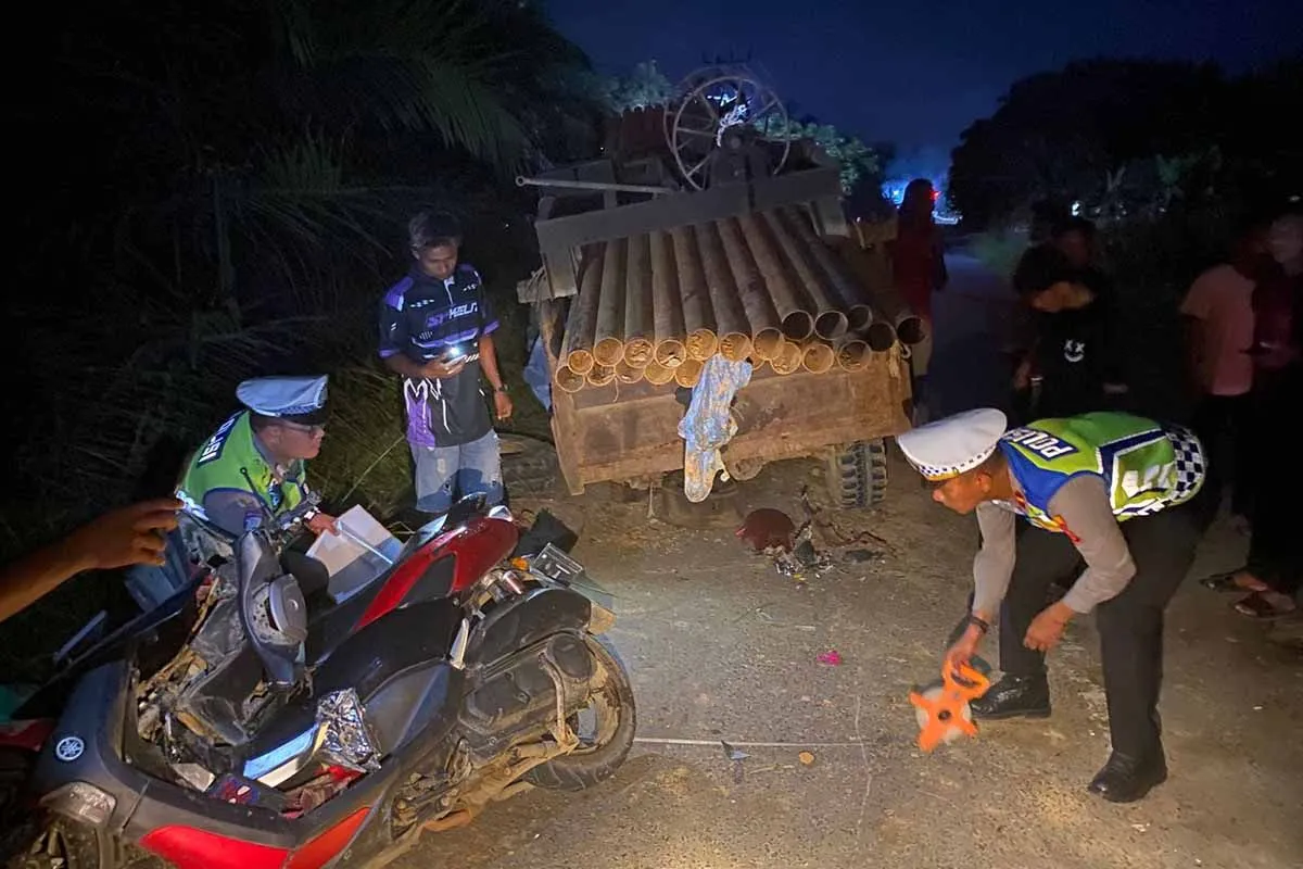 Dua Remaja Tewas dalam Kecelakaan di Aceh Timur. (Foto: Ditlantas Polda Aceh)