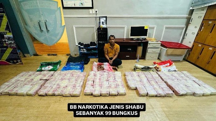 Bareskrim Polri berhasil menggagalkan peredaran narkotika jenis sabu seberat 99 kilogram di Kota Langsa, Aceh. (Foto: For Nukilan)