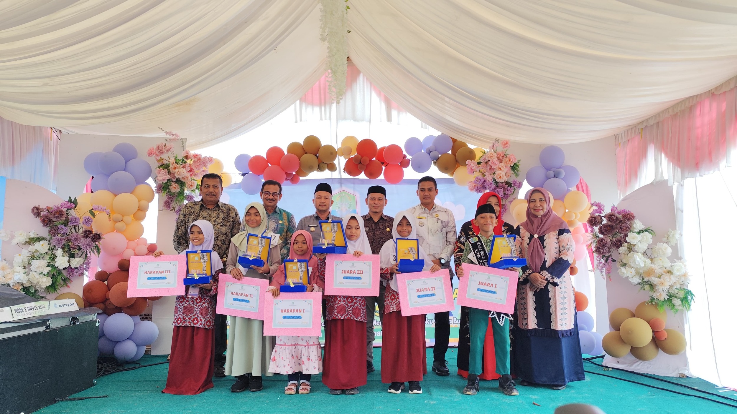 Pemkab Aceh Jaya Dorong Literasi dan Cinta Budaya lewat Lomba Bertutur untuk Pelajar SD/MI. (Foto: Nukilan)