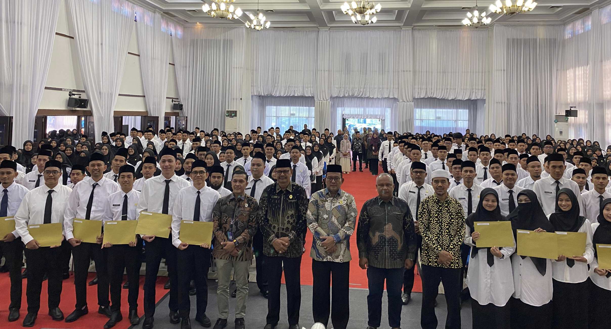 704 CPNS Kemenag Aceh Terima SK. (Foto: Kemenag Aceh)