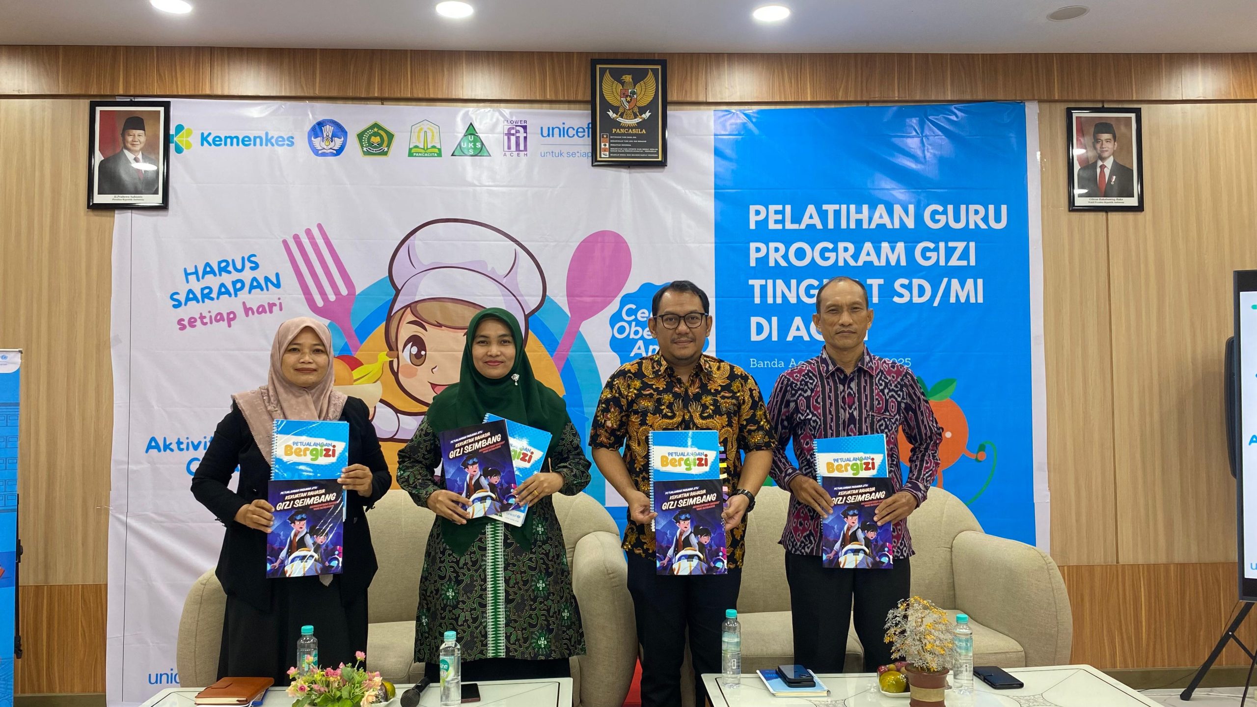 Pemerintah Aceh dan UNICEF Dorong Sekolah Jadi Garda Depan Atasi Tiga Beban Gizi Anak. (FOTO: FOR NUKILAN)