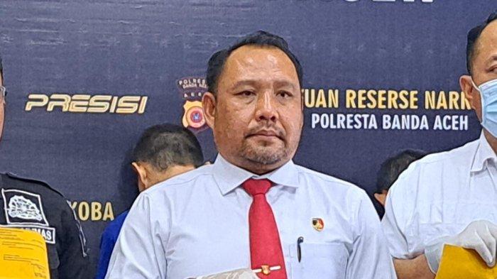 Kasat Resnarkoba Polresta Banda Aceh, AKP Rajabul Asra. Update Kasus 5 Kg Sabu di Bandara SIM, Begini Kata Kasat Resnarkoba Polresta Banda Aceh. (Foto: Humas Polresta Banda Aceh)