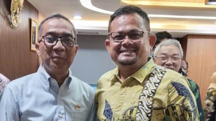 Direktur Politeknik Aceh, Dr Hilmi bersama Mendiktisaintek, Prof Brian Yuliarto di Jakarta pada Rabu, 4 Juni 2025. (Foto: For Nukilan)