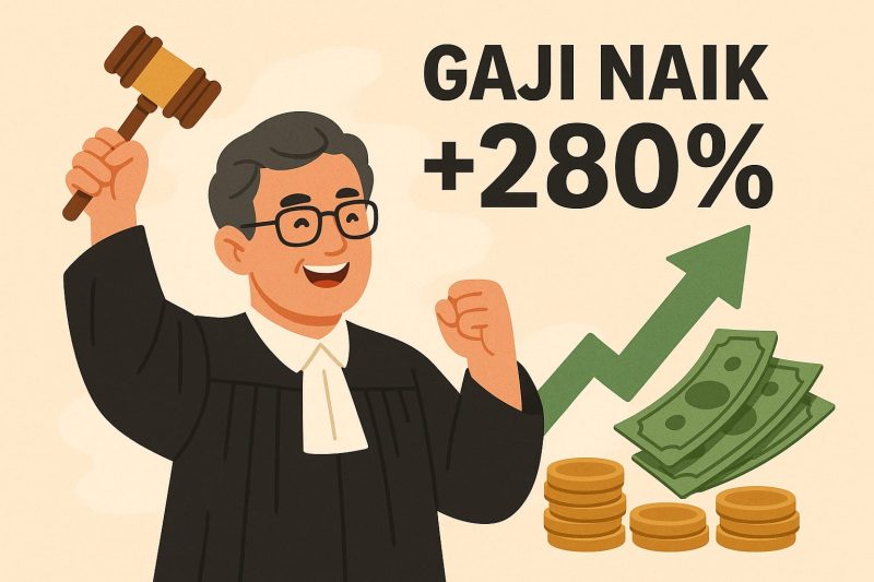 Ilustrasi kenaikan gaji Hakim. (Foto: galeripapua.com)