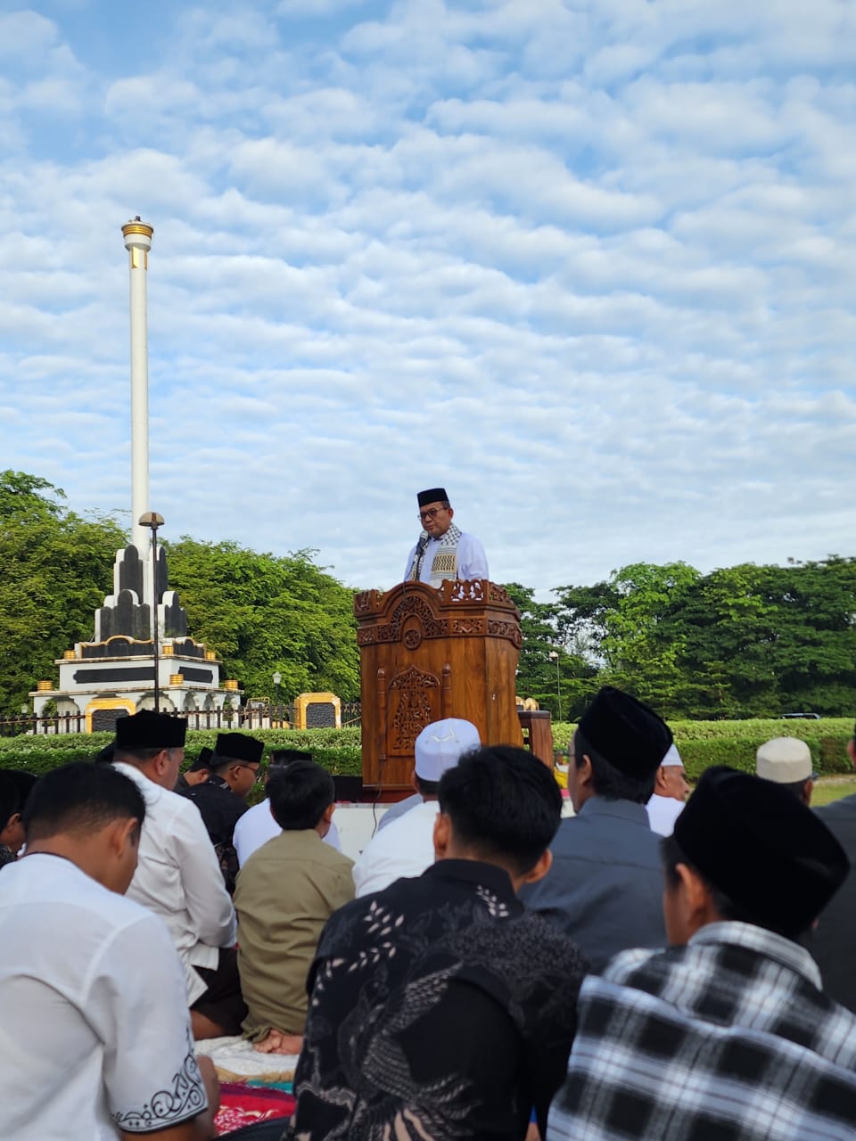 Kakanwil Kemenag Aceh Ajak Jamaah Sembelih Ego dan Tebar Kepedulian. (Foto: Kemenag Aceh)
