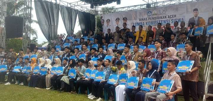 Dinas Pendidikan Apresiasi Banda Aceh Raih Juara Umum LKS Se-Aceh. (Foto: RRI)