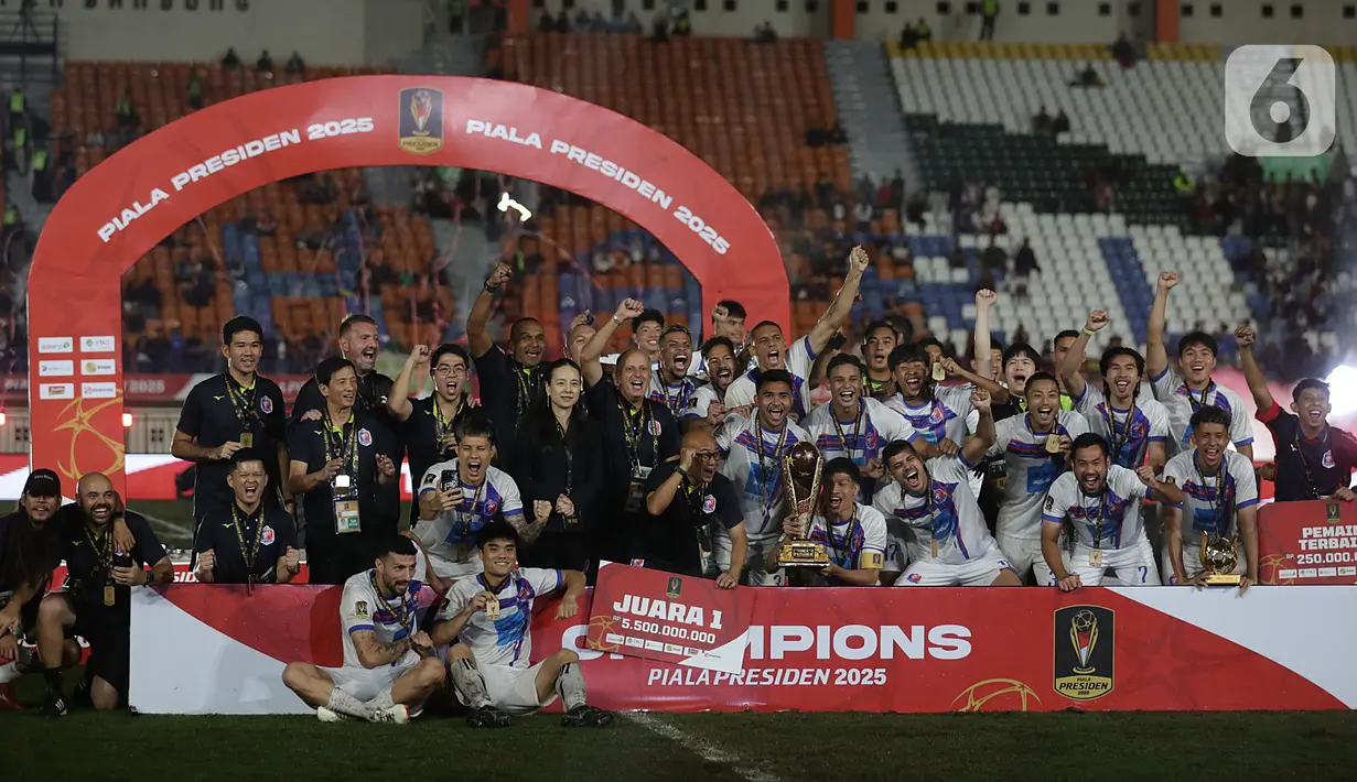 Port FC, klub asal Thailand menjuarai Piala Presiden 2025. (Foto: Liputan6)
