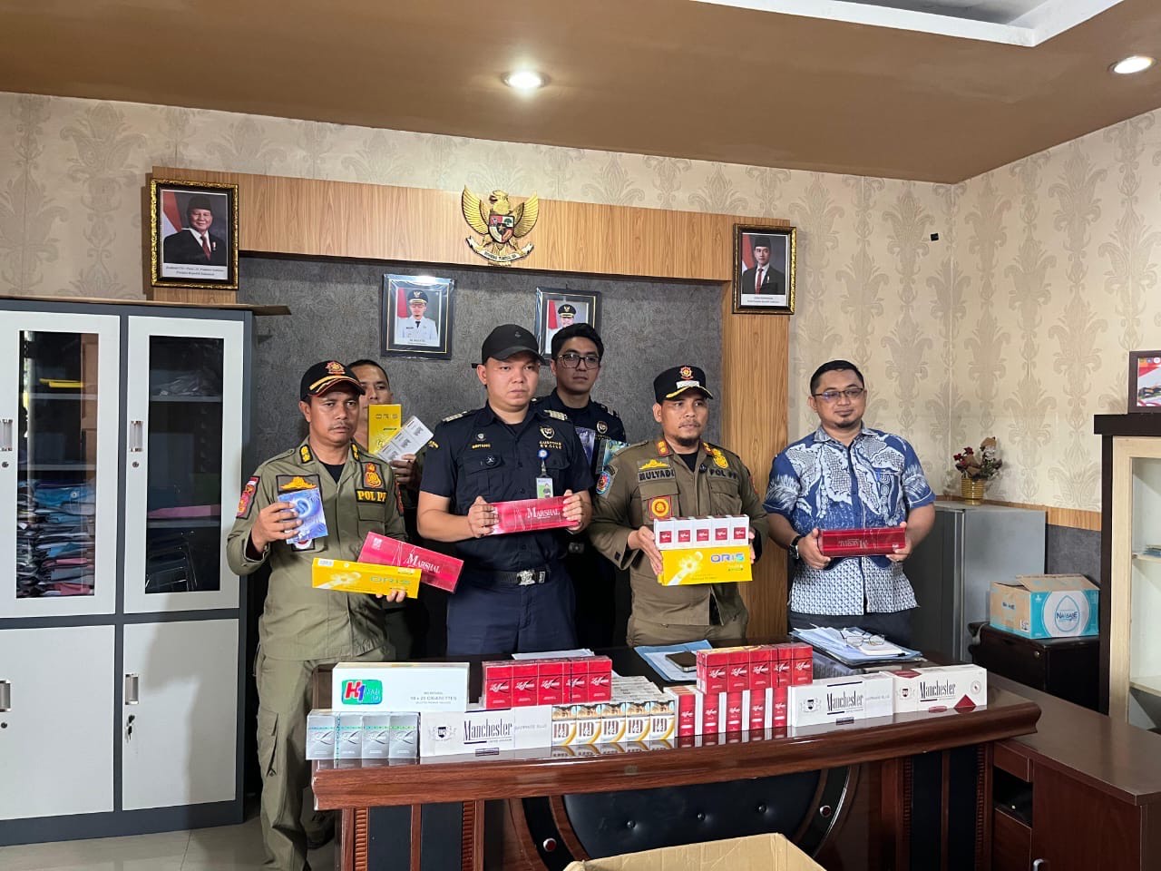 Rokok ilegal yang disita Bea Cukai dan Satpol PP di Subulussalam, Kamis (3/7/2025). (Foto: Dok Bea Cukai)