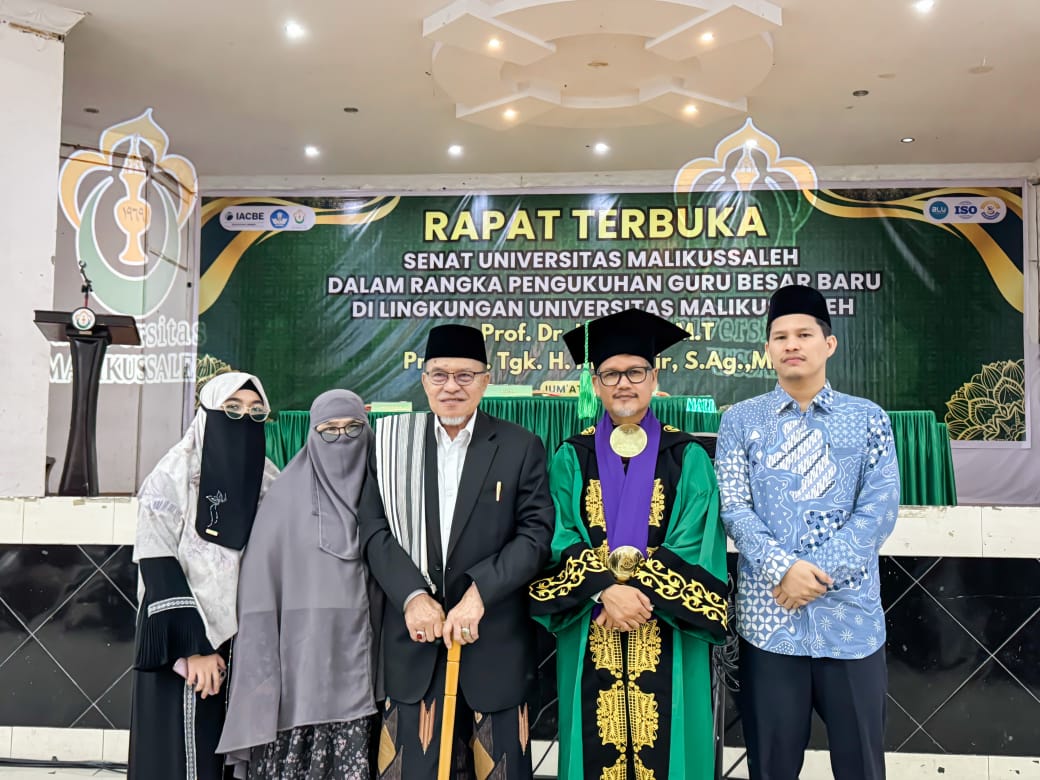 Prof Muntasir Jadi Guru Besar Politik Islam Pertama Asal Aceh di Unimal. (Foto: For Nukilan)