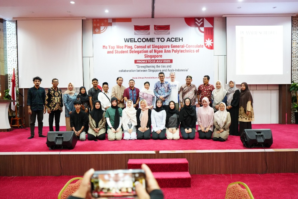 Pererat Hubungan, Konsulat Singapura dan Politeknik Ngee Ann Kunjungi Dinas Pendidikan Aceh. (Foto: Disdik)