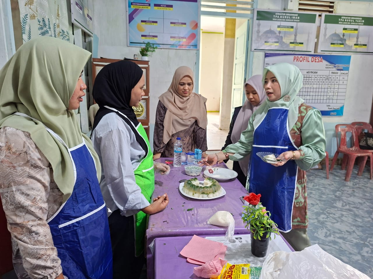 Program Desa Pangan Aman di Desa Lauke, Kecamatan Simeulue Tengah, Kabupaten Simeulue, Selasa (23/7/2025). (Foto: Dok BPOM Aceh)