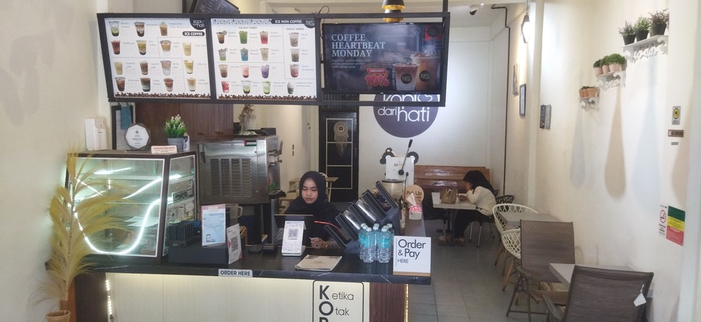 Kafe Kopi dari Hati, Lamnyong, Kamis (21/8/2025). (Foto: Nukilan/Sammy)