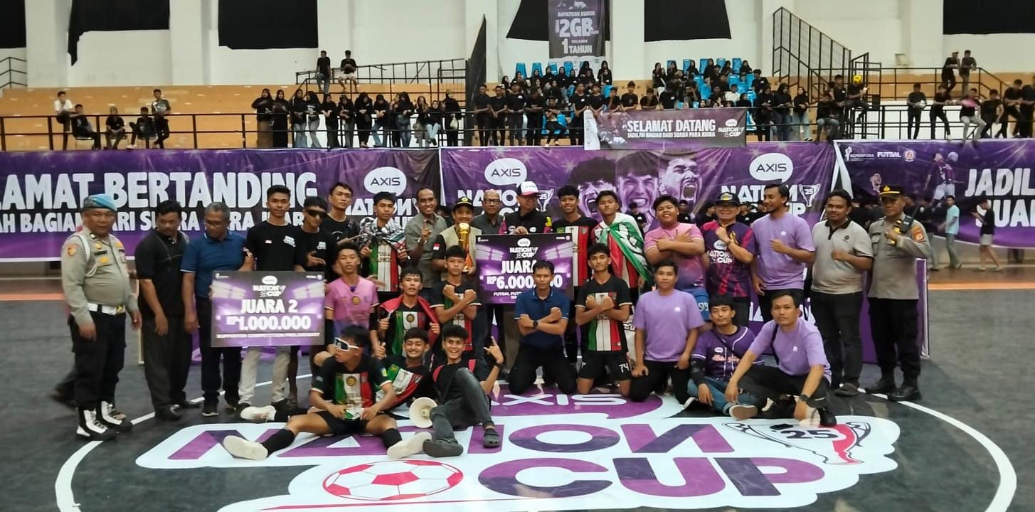SMA Negeri 9 Banda Aceh Juara AXIS Nation Cup 2025 Aceh. (Foto: For Nukilan)