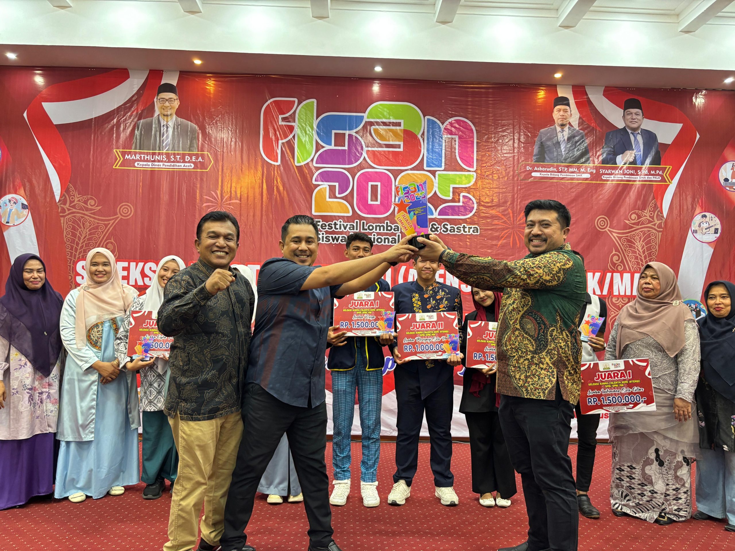 ATENSI 2025 Resmi Ditutup, Aceh Kirim Duta Seni ke Tingkat Nasional. (Foto: For Nukilan)