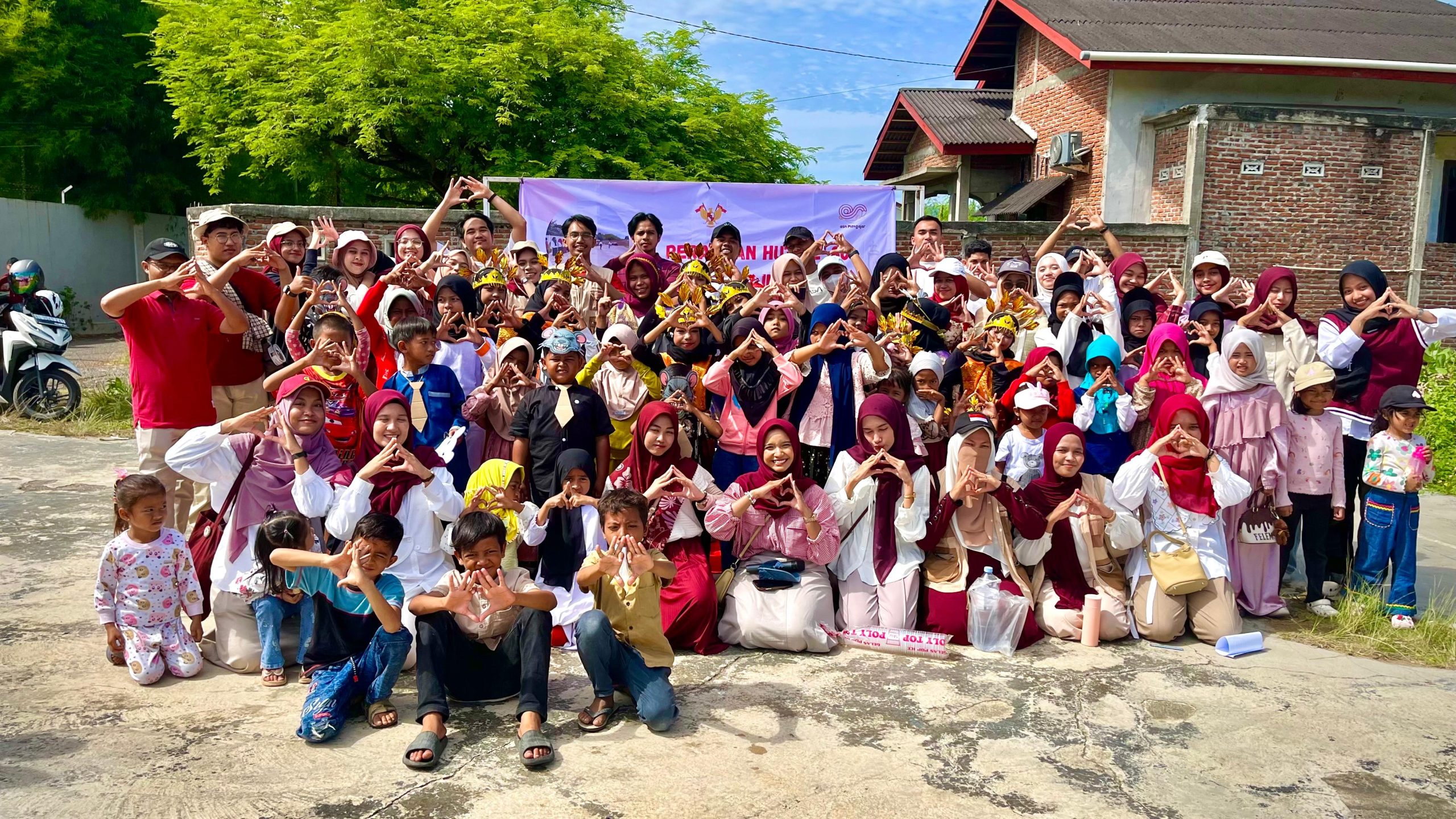 ASN Mengajar Aceh Rayakan HUT ke-80 RI Bersama Anak Binaan di Banda Aceh. (Foto: For Nukilan)
