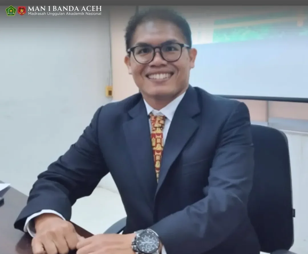 Guru Madrasah Aliyah Negeri (MAN) 1 Banda Aceh, Muhammad Putra Aprullah, M.Si. (Foto: Instagram @man1bandaaceh)