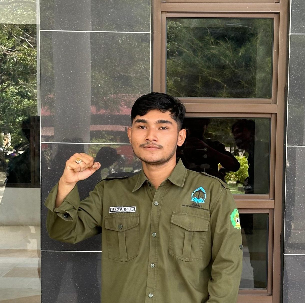 Sekretaris Kabinet Dewan Eksekutif Mahasiswa Fakultas Syariah dan Hukum (Dema FSH) M. Ikram Al Ghifari. (Foto: Dok. Pribadi)