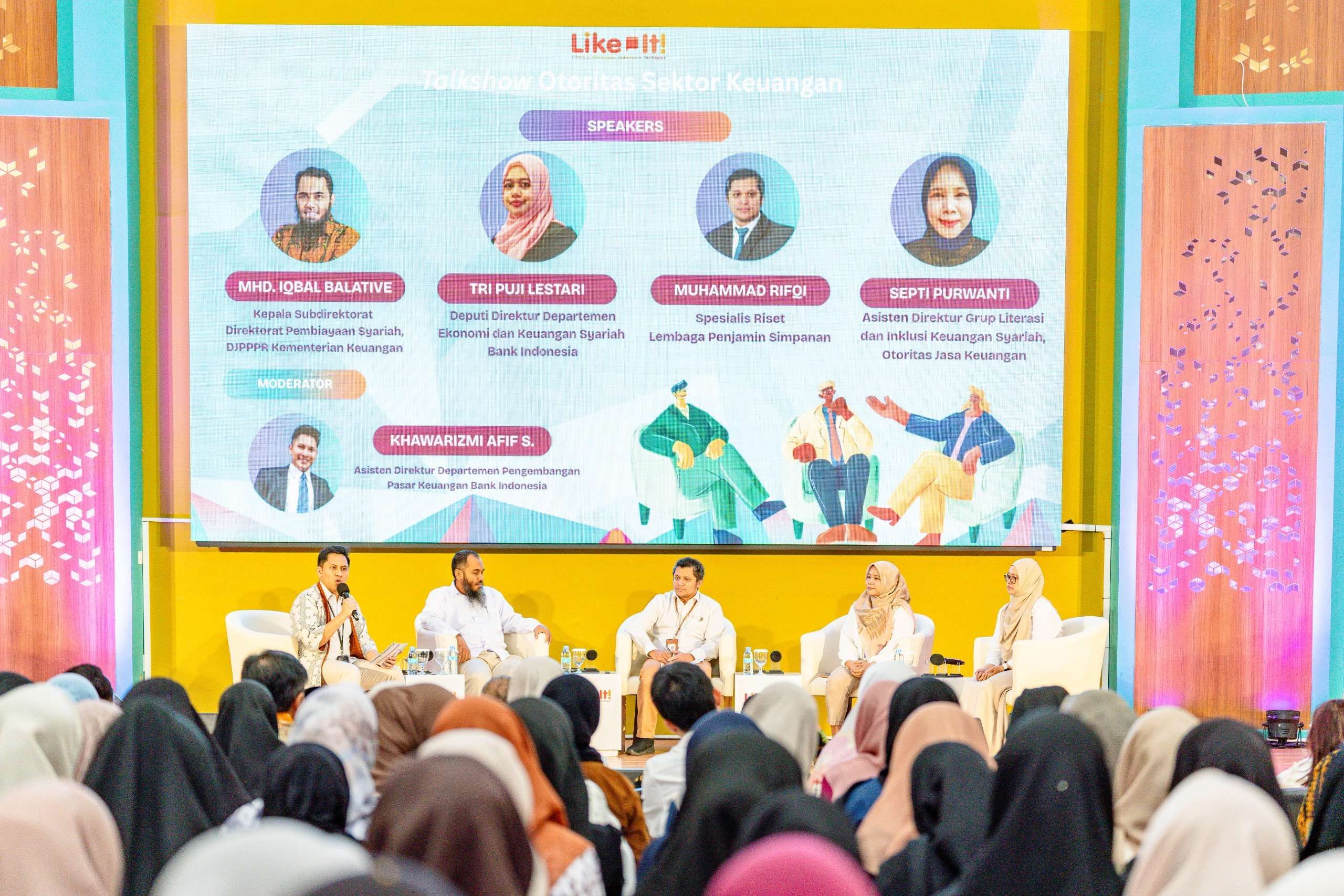 Pelaksanaan kegiatan Literasi Keuangan Indonesia Terdepan (LIKE IT) 2025 di Auditorium Fakultas Matematika dan Pengetahuan Alam (FMIPA), Universitas Syiah Kuala (USK), Banda Aceh pada Kamis (28/8/2025). (Foto: Bank Indonesia Aceh)