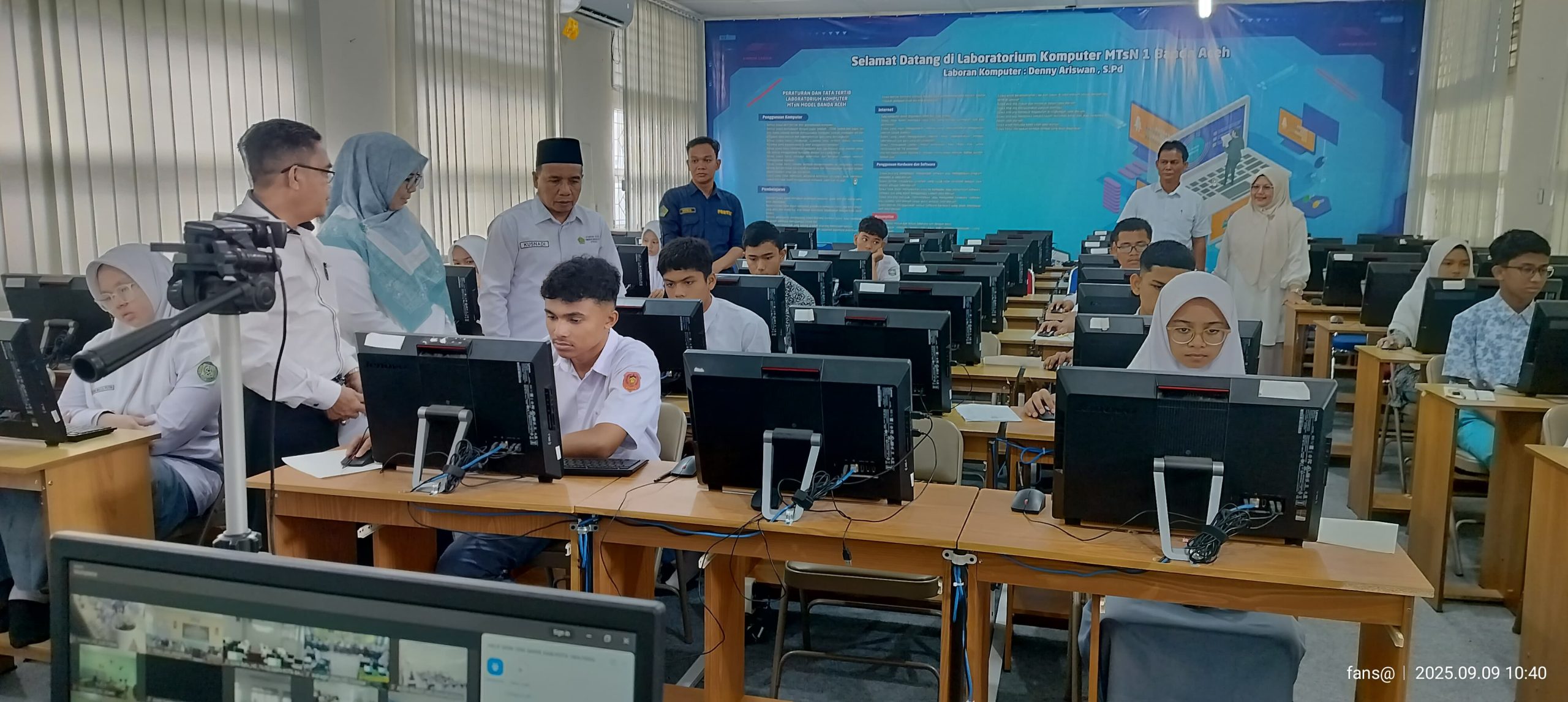Pelaksanaan Olimpiade Madrasah Indonesia (OMI) tingkat kabupaten/kota yang digelar pada 9–11 September 2025 lalu. (Foto: Kemenag Aceh)