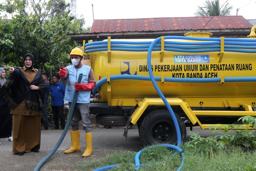 Pemko Banda Aceh Luncurkan Layanan Lumpur Tinja Terjadwal Gratis. (Foto: Pemko Banda Aceh)