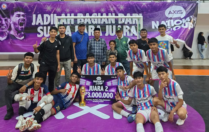 Tim Futsal MAN 1 Pidie Wakili Aceh di Axis Nation Cup 2025 Regional Sumatera. (Foto: Media Indonesia)