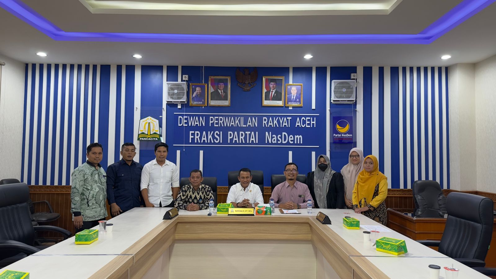 FE Unmuha Jalin Silaturahmi dengan Fraksi NasDem DPR Aceh Bahas Ekonomi Daerah. (Foto: For Nukilan)
