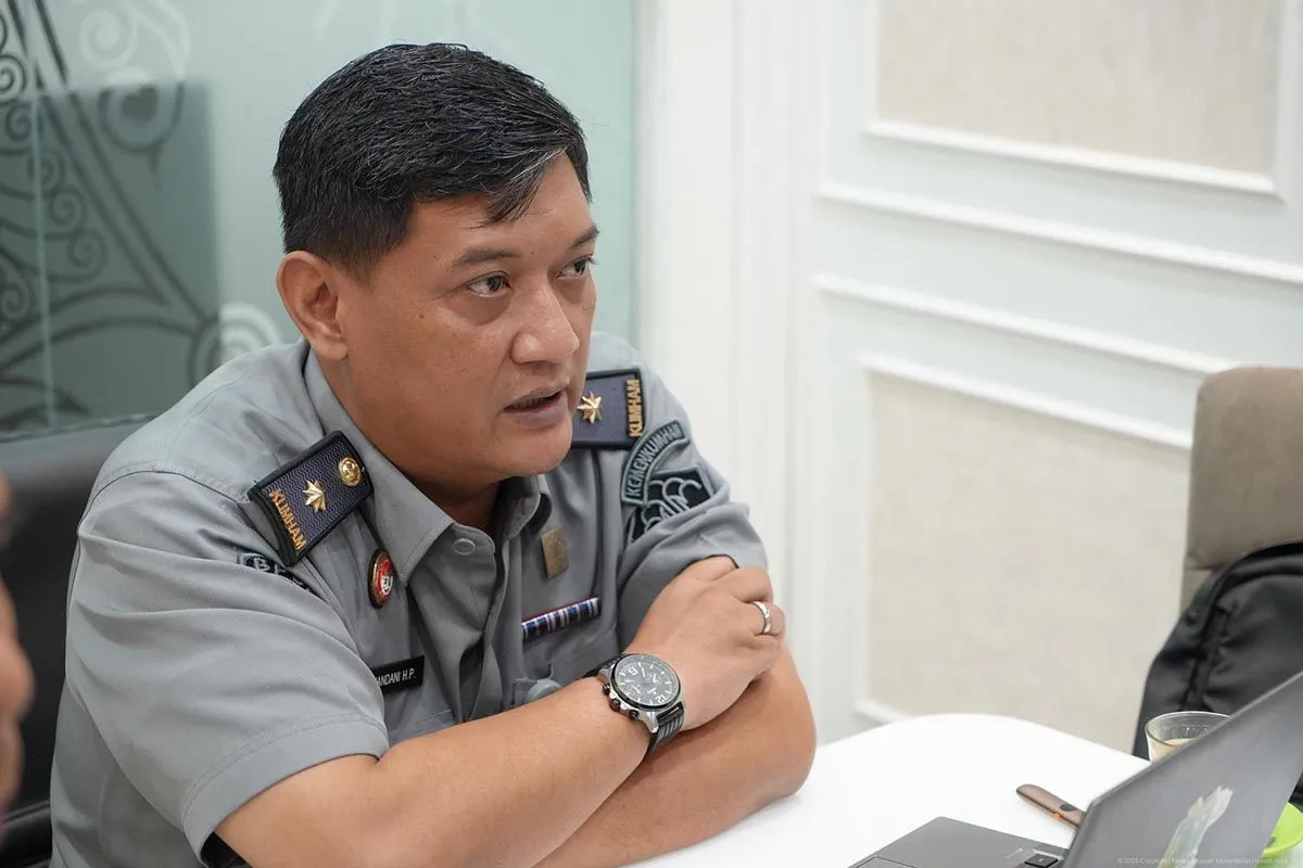 Kepala Divisi Pelayanan Hukum Kanwil Kemenkum Aceh, Purwandani H Pinilihan. (Foto: ANTARA)