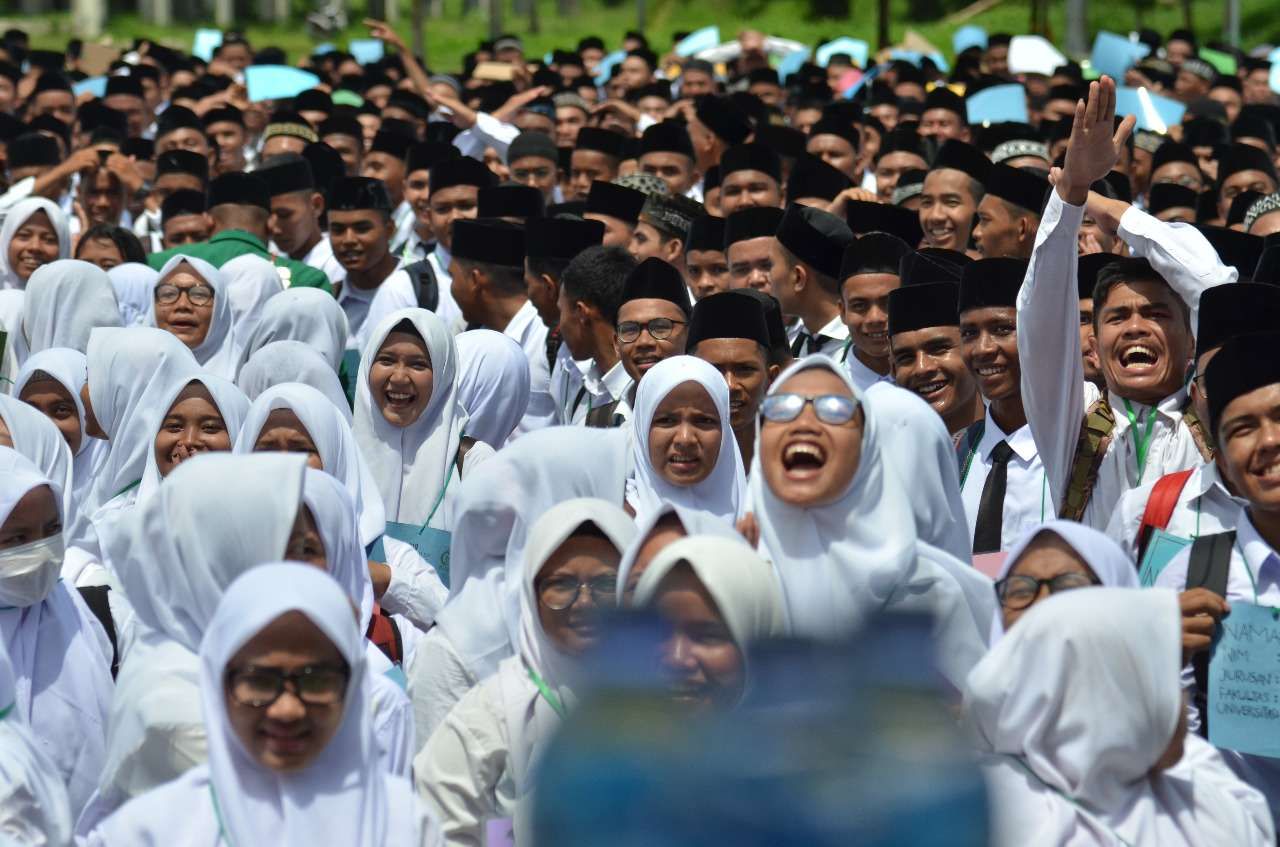 Mahasiswa peserta PKKMB Universitas Malikussaleh tahun 2025. (Foto: Dok. Unimal)