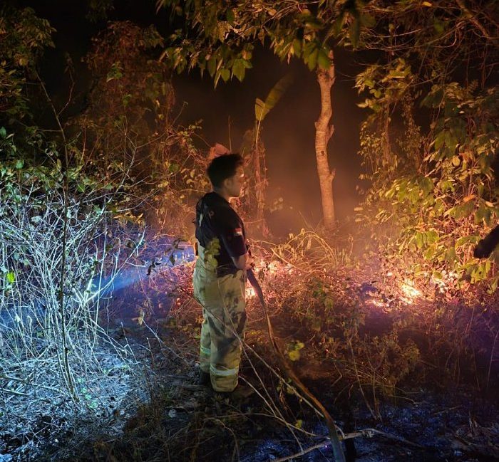 2 Hektar Lahan Terbakar di Kuta Cot Glie. (Foto: BPBA)