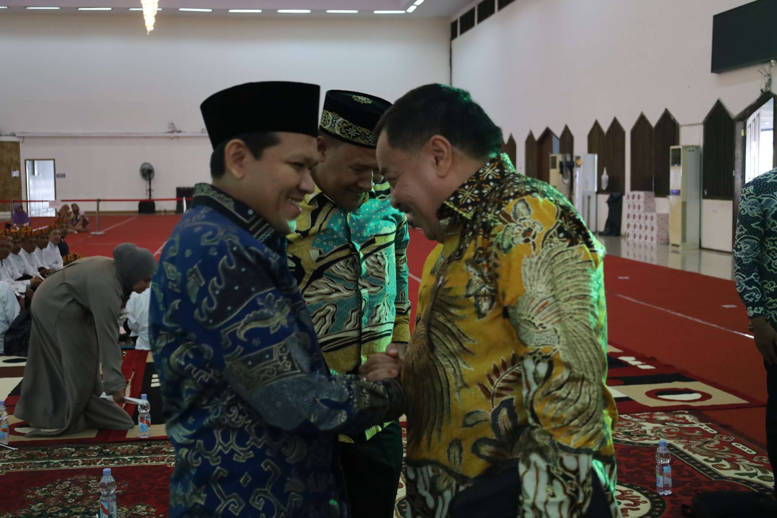 Peringatan Maulid Nabi Besar Muhammad SAW yang digelar Ikatan Keluarga Nagan Raya (IKNR) Jakarta di Asrama Haji Pondok Gede, Sabtu (20/9/2025).